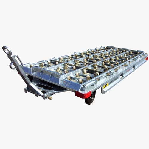 Rimorchio per contenitore - CD72 - VIKING TRAILERS INTERNATIONAL - per ULD / a 2 assi / per aereo da carico