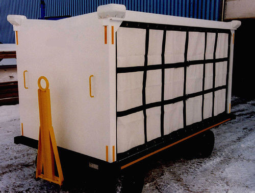 Carrello portabagagli per ground support -  CBCT-54111 - ACCESSAIR Systems - 4 ruote