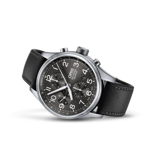 Orologio da polso aviatore - 01 774 7699 4063-07 5 22 19FC - Oris - cronografo / con doppio fuso orario / carica automatica