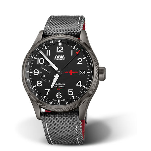 Orologio da polso aviatore - GMT REGA - Oris - cronografo / carica automatica