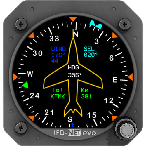 Girodirezionale analogico - EVO COMPASS - M.A.V. AVIONIC SRL - per aereo