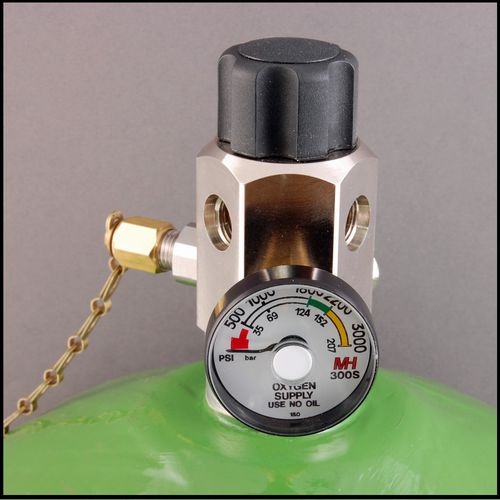 Valvola di riduzione di pressione - 00CYL-0024-00 - MH Oxygen/Co-Guardian - a fungo / per aeromobile / di uscita