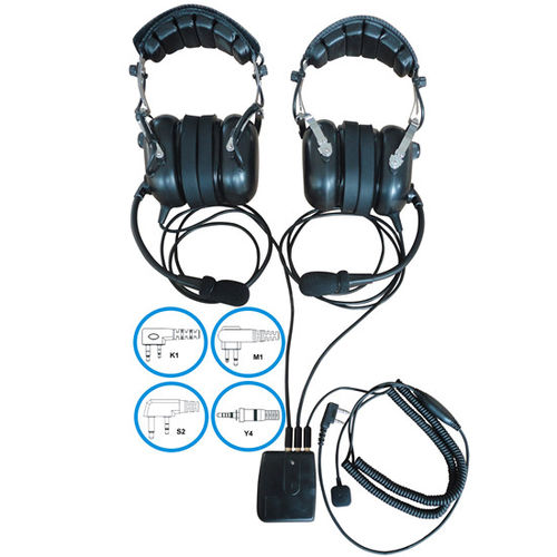 Cuffie con microfono per pilota - UFQ THDS-2 - U Fly Quiet Headsets & Helmets - per deltaplano a motore / per ground support / antirumore
