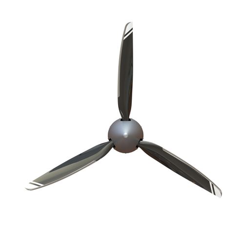 Erlica per aeromobile trattiva - AP430CTF-WWR72B - Airmaster Propellers - con senso di rotazione orario / 70 - 75" / 100 - 150 ch