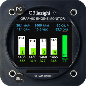 Indicatore di temperatura - G3  - Insight Instrument Corp. - di portata / digitale / per carburante
