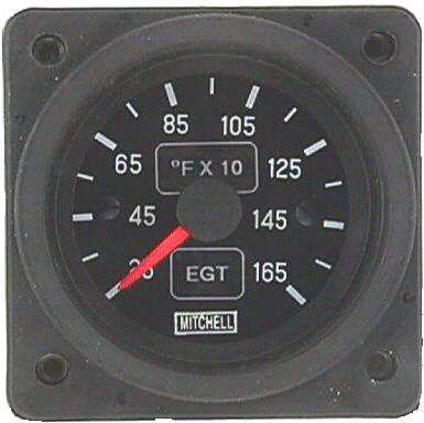 Indicatore Temperatura Gas Di Scarico, Qiilu Indicatore Di Temperatura Del Gas Di Scarico 2in 52mm, Misuratore Di Temperatura Del Gas Del Misuratore