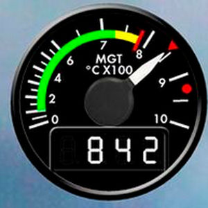 Indicatore di temperatura - Diamond J, Inc. - analogico / elettronico / per motore