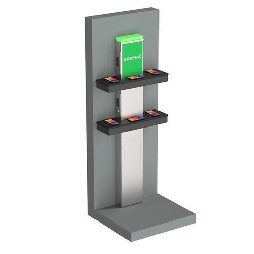 Stazione di ricarica per aeroporto - GRAMERCY INDOOR - Parabit Systems - a muro / USB / per telefono cellulare