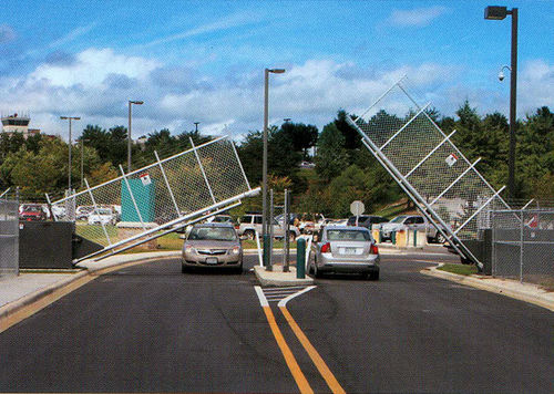 Cancello per aeroporto - HYJG-1 - TILT-A-WAY - scorrevole verticale / a motore / di sicurezza