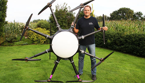 Drone professionale - BigOkto - MikroKopter - di misura / ad ala rotante / ottocottero