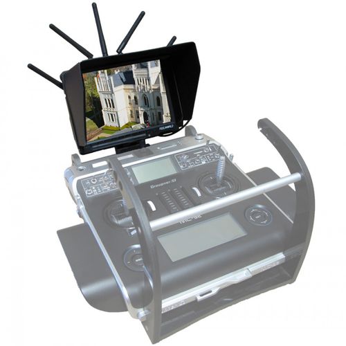 Ricetrasmettitore radio VHF - MikroKopter - per velivolo ultraleggero / montato su pannello
