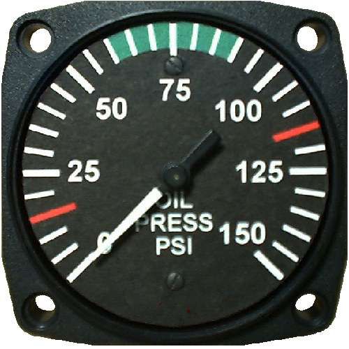 Indicatore di pressione - T04213 series - UMA Instruments - analogico / per olio / per aereo