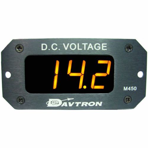 Voltmetro di bordo - M450 series    - Davtron, Inc. - DC / per aeromobile