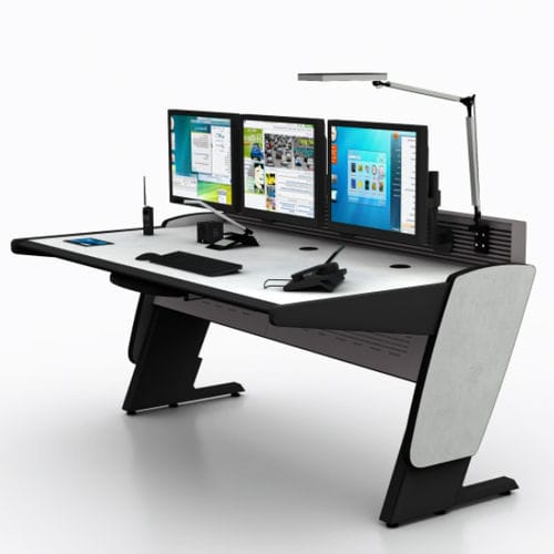 Console di controllo del traffico aereo individuale - INFI™ - Pyrotech workspace - dritto / con contenitore / per torre di controllo