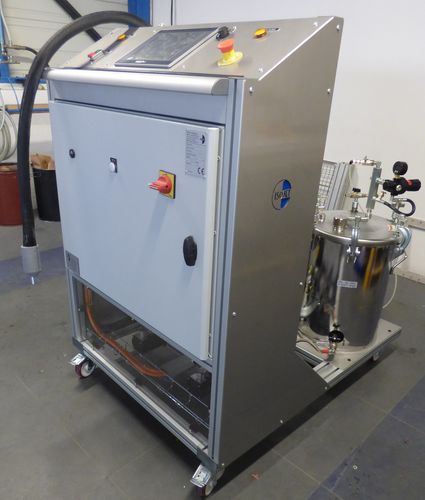 Pressa ad iniezione verticale - 1K&2K - ISOJET EQUIPEMENTS - elettrica / per il settore aerospaziale