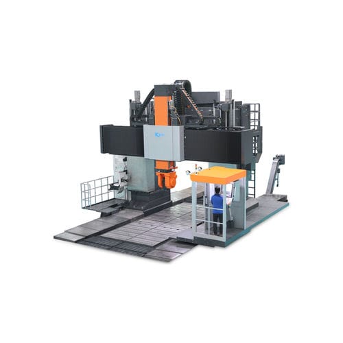 Centro di lavoro 5 assi - Giant series - KEN ICHI MACHINE CO., LTD - orizzontale / per il settore aerospaziale / a tavola mobile