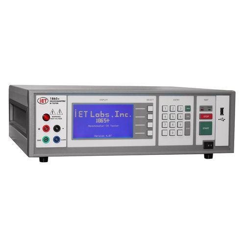 Megaohmmetro da banco - 1865+ - Iet Labs  - per il settore aeronautico