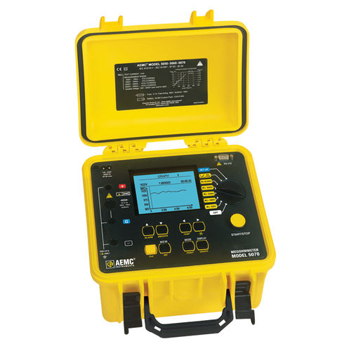 Megaohmmetro portatile - 5070 - AEMC Instruments  - per il settore aeronautico