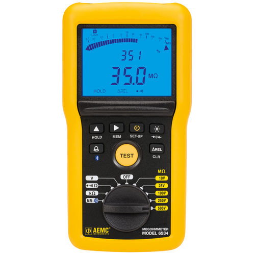 Megaohmmetro portatile - 6534 - AEMC Instruments  - per il settore aeronautico
