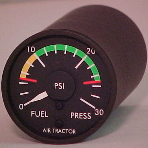 Indicatore di pressione - 411-40023 - Ahlers Aerospace - analogico / per carburante / per aeromobile