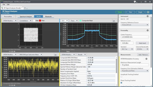 Software di prova - RFmx WLAN - National Instruments  - di analisi / di misura / per l'aeronautica