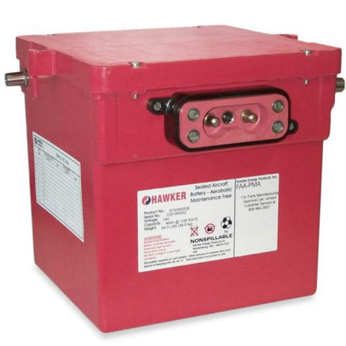 Batteria per aereo - 9750W0538 - Securaplane Technologies - al piombo-calcio / 24 V