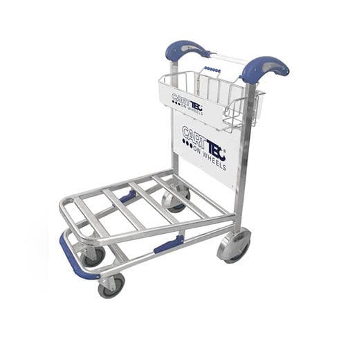 Carrello portabagagli per terminal d'aeroporto - CORSICA - Cart Technology S.L - 4 ruote / aperto / per passeggeri