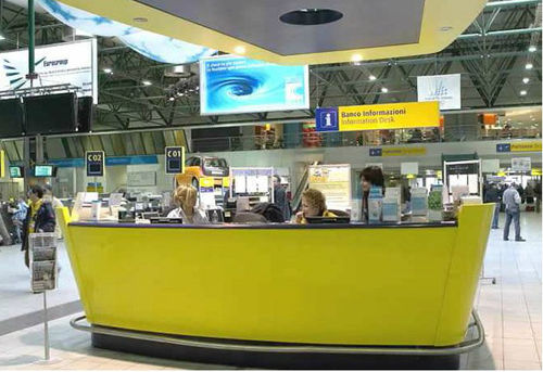 Banco per informazioni - Torino Caselle — Torino - CUTINI GROUP SRL - di vendita / per aeroporto