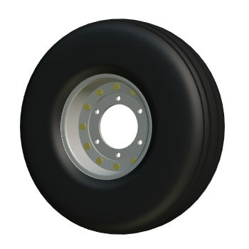 Pneumatico per aereo leggero - WT-74366/P - Stomil-Poznan - per carrello principale / 33" / 11,5"