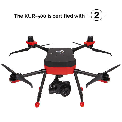 Drone certificato C2 - KUR-500v2 - UP - Caeli Via srl - professionale / di ispezione / per fotografia