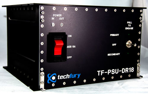 Alimentazione elettrica per aereo - TF-PSU-DR18 - Techfury Video Systems - DC/DC
