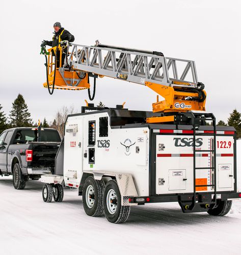 Veicolo di deicing per aeromobile - SO-207-TW - Snowy Owl Aircraft deicers - Cam-Concept Inc. - polverizzatore