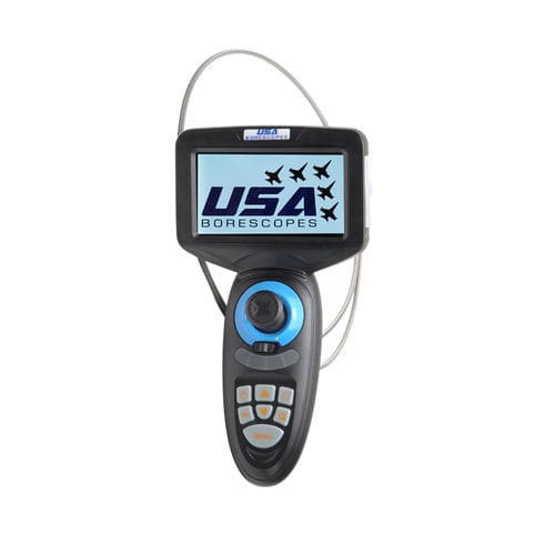 Videoscopio flessibile - USAVSJ-4-1500 - USA Borescope - per il settore aeronautico / portatile / display LCD
