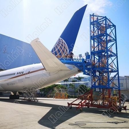 Dock aeronautico per coda di aereo - HuNan Hua-Alu Machinery Technology Co., Ltd. - per aereo / regolabile
