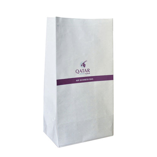 Sacchetto per vomito per aereo - QATAR Airways - Shantou Luoyi Trading Co., LTD - di carta