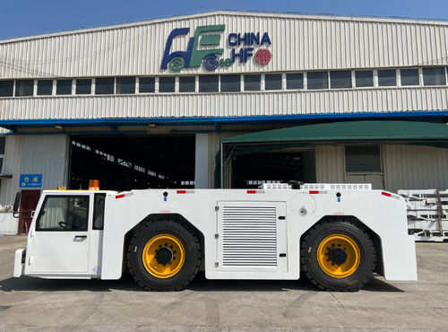 Trattore rimorchiatore - HFDQY6280 - Shanghai Hangfu Airdrome Equipment Co., Ltd. - per aeromobile / elettrico / con barra di traino
