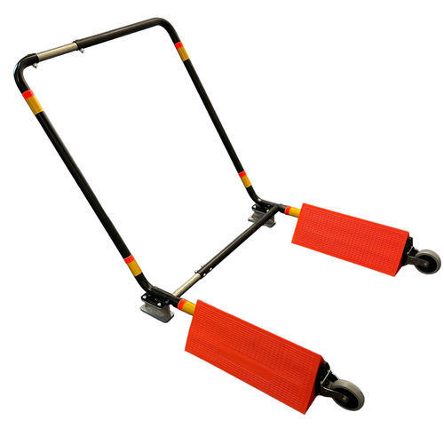 Cuneo fermaruota per aeromobile - 57825 - Rosen InnovatIon AB - in gomma / giallo / arancione