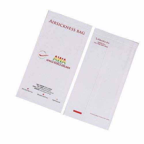 Sacchetto per vomito per aereo - Africa World Airlines - Tianchang Cheers Metal Limited / Tianchang Avn Gse Nanjing Ltd. - di carta / in plastica