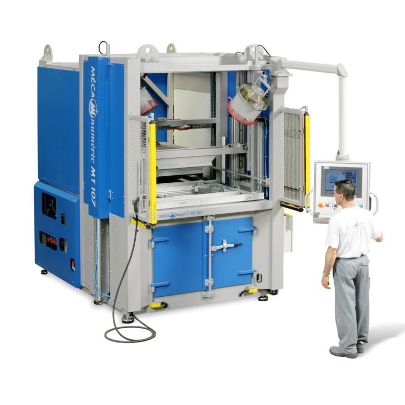油圧式プレス機 - MECAFORM - MECANUMERIC - 成形 / 航空用 / CNC