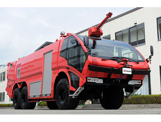 空港用消防車 - MJ-12F - Morita Group - 折りたたみ式ウォｰター