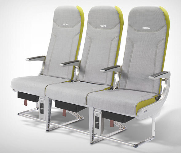 飛行機のキャビン用シート SL3510 RECARO Aircraft Seating GmbH & Co. KG エコノミークラス / 内蔵型パネル付き / 可倒式ヘッドレスト 飛行機のキャビン用シート SL3510 RECARO Aircraft Seating GmbH & Co. KG エコノミークラス / 内蔵型パネル付き / 可倒式ヘッドレスト