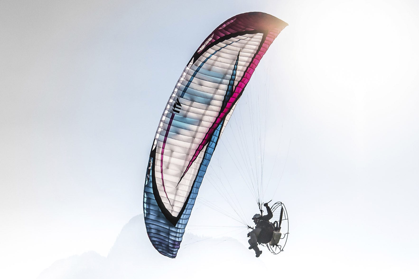 グラハン用ミニパラグライダーハーネス付き