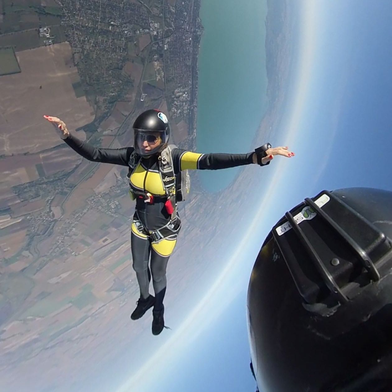 スカイダイビングスーツ Tunnel FS Intrudair Skydive & Base Gear 男女兼用 / 黒 / 白