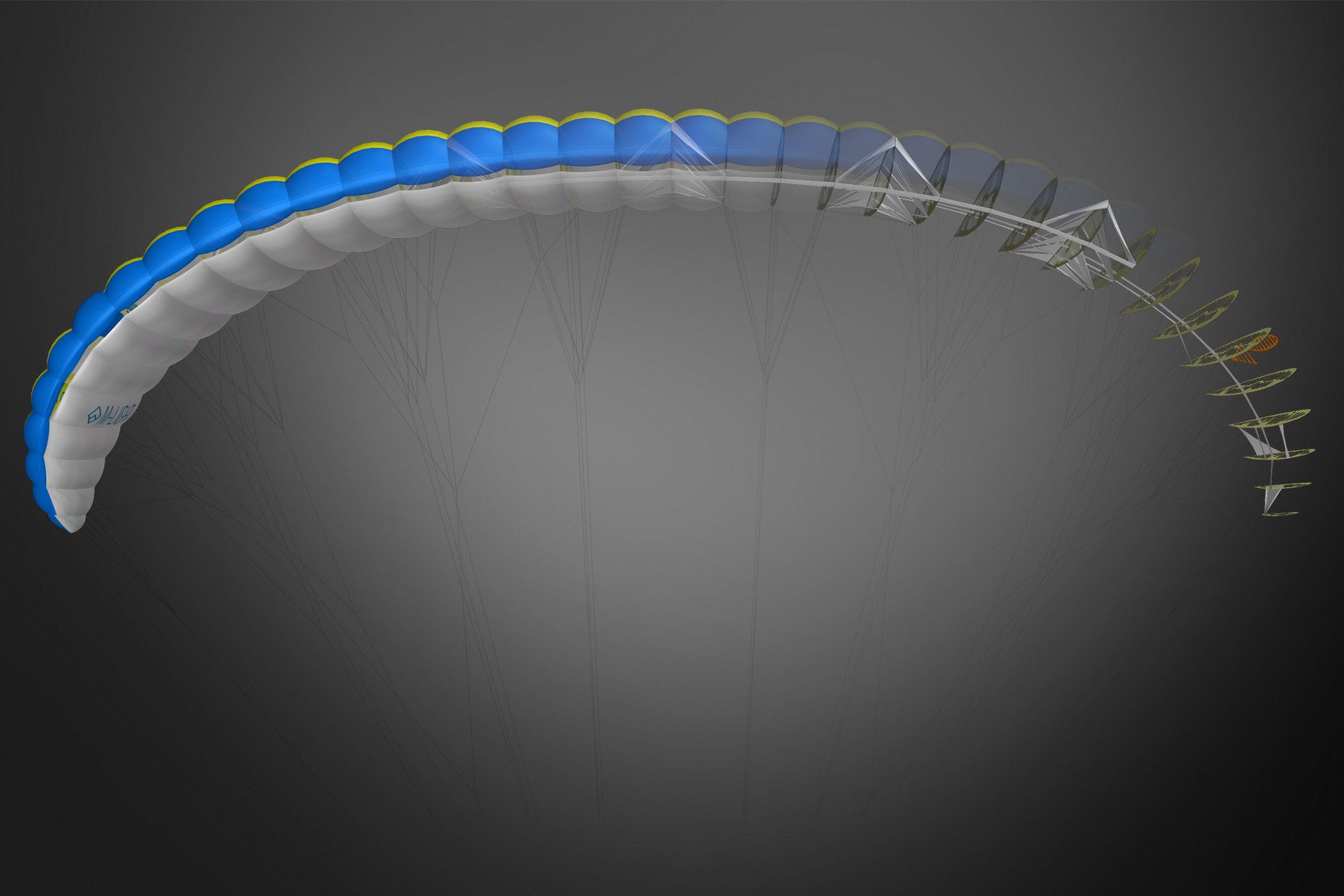 性能パラグライダー - M-LIGHT - Triple Seven Gliders - 1人用