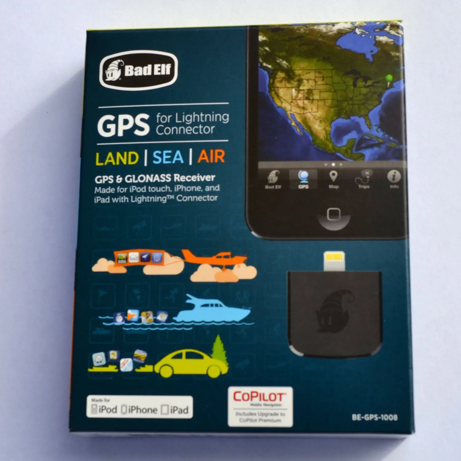 Bad Elf GPS Pro 位置情報トラッキングiPad対応経路記録 Bad Elf GPS Pro 位置情報トラッキングiPad対応経路記録