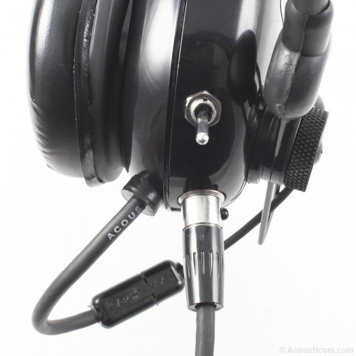 パイロット用ヘッドセット - 1056-HS - ACOUSTICOM CORP