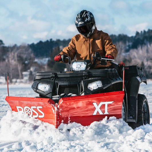 空港用スノープラウ - V-XT - BOSS - 空港滑走路 / チルトブレード付