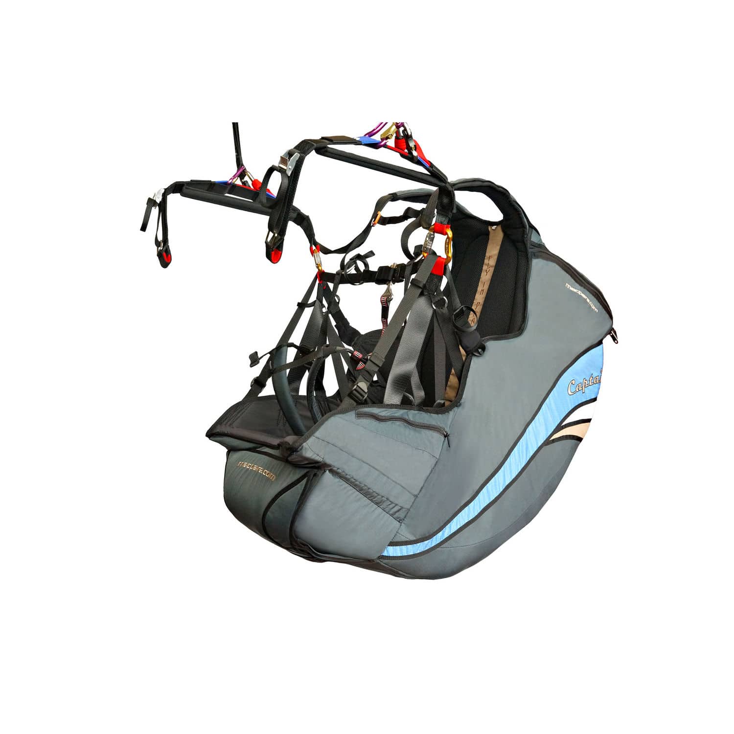 ハンググライダー用リバーシブルハーネス Captain Mac Para タンデム式 / 軽量 / 座るタイプ