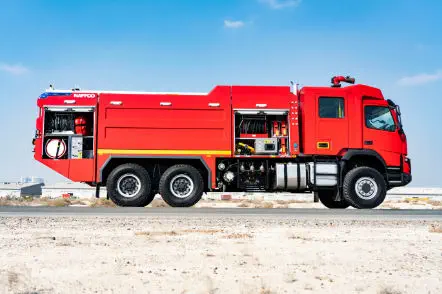 TEKNO 459 ボルボ FALCK ZONEN 消防車 15cm