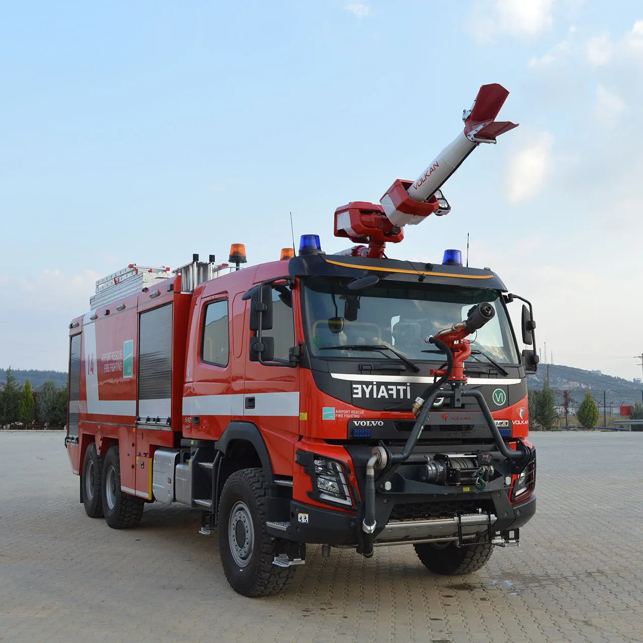 6x6消防車 - MAJOR - VOLKAN FIREFIGHTING COMPANY - 空港用 / 迅速な介入